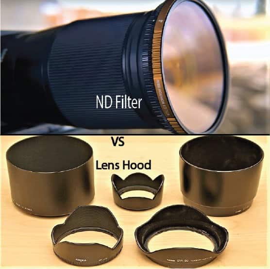 nd filter vs lens hood