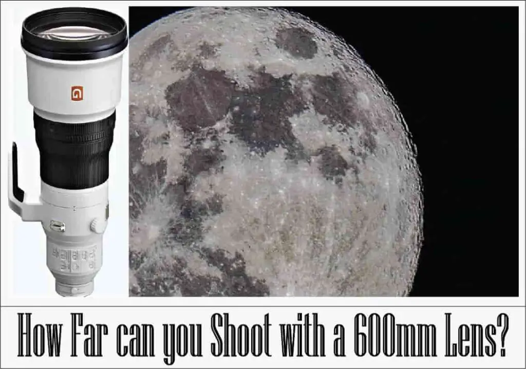 how far can you shoot with a 600mm lens